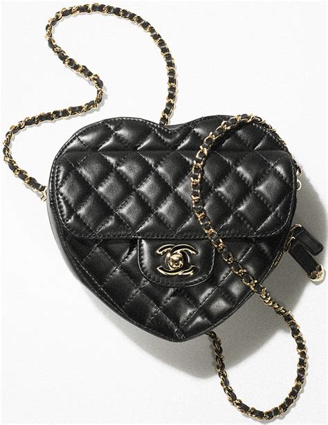 chanel with heart|chanel heart bag.